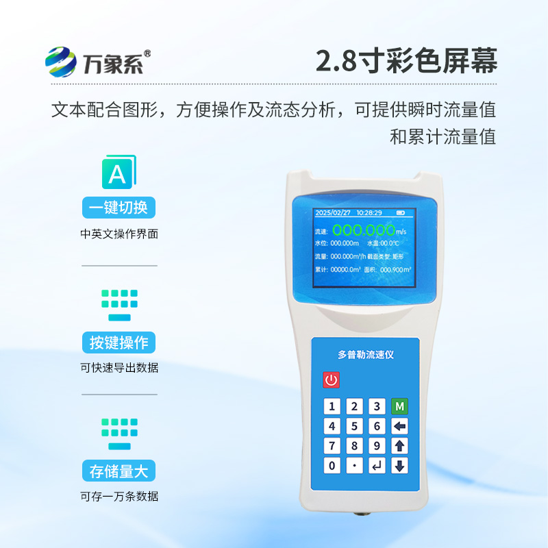 流速流量測量的好幫手，超聲波多普勒流速儀！